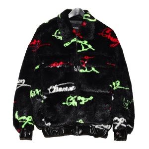 Chen Peng FW 22 Graffiti Fur Coat